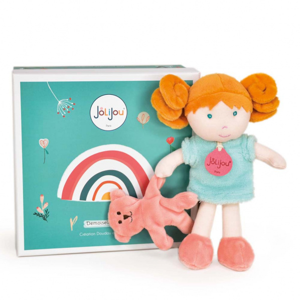 Doudou Jolijou Panenka Miss Mint 21 cm