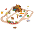 Bigjigs Rail Dřevěná vláčkodráha dinosauři