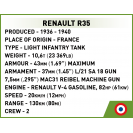 COBI 2740 Renault R35,Valentine IX, Panzer I