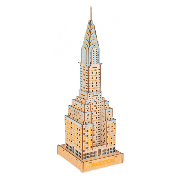 Woodcraft Dřevěné 3D puzzle Chrysler Building