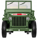 COBI 2806 Americký terénní automobil Jeep Willys MB