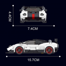 Mould King 27030 Model auta Pagani Zonda S