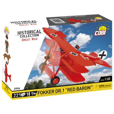 COBI 2996 Německý stíhací letoun Fokker Dr.I Red Baron