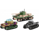 COBI 2740 Renault R35,Valentine IX, Panzer I