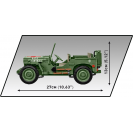 COBI 2806 Americký terénní automobil Jeep Willys MB