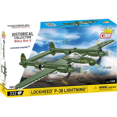 COBI 5882 Americký stíhací letoun Lockheed P-38 Lightning