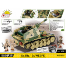 COBI 2598 Německá samohybná houfnice Sd.Kfz.124 Wespe