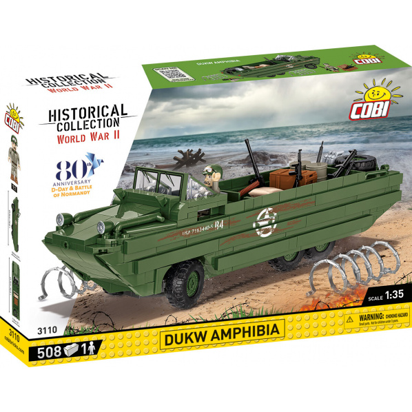 COBI 3110 Americké obojživelné vozidlo DUKW Amphibia  D-DAY