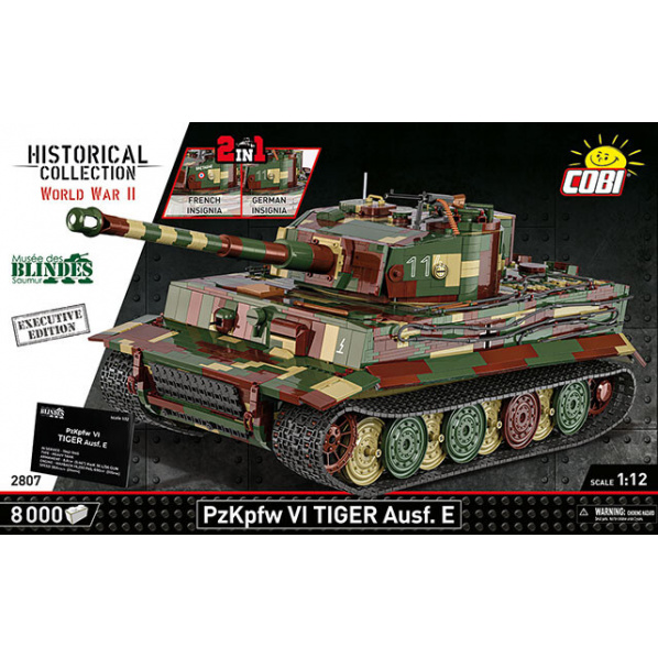 COBI 2807 Německý tank PzKpfw VI TIGER č. 114