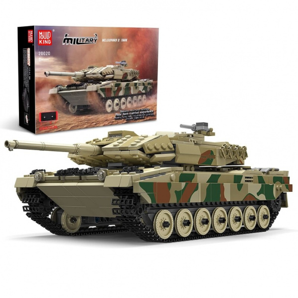 Mould King 20020 Německý tank Leopard 2 R/C