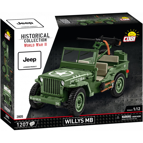 COBI 2805 Americký terénní automobil Jeep Willys MB