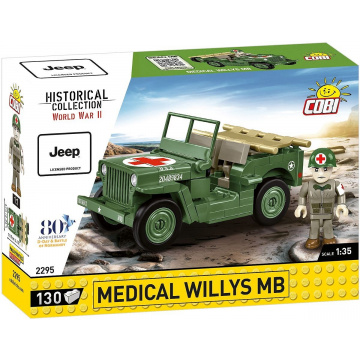 COBI 2295 Jeep Willys MB Medical D-DAY