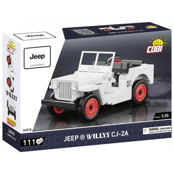 COBI 24518 Americký terénní automobil Jeep Willys CJ-2A