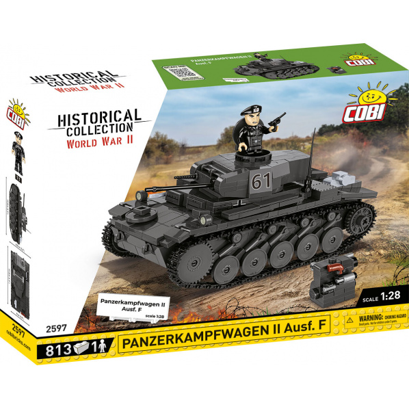 COBI 2597 Německý tank Panzerkampfwagen II Ausf. F