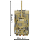 COBI 3123 Německý tank PzKpfw VI Tiger č.131,  1:35