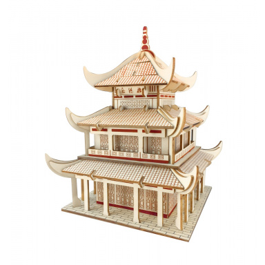 Woodcraft Dřevěné 3D puzzle Yueyang Tower