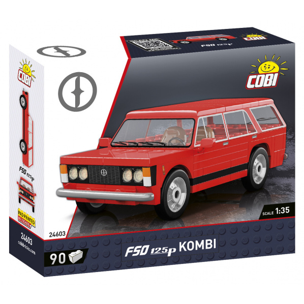 COBI 24603 Polský automobil FSO 125p Kombi