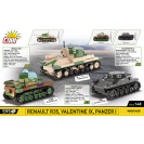 COBI 2740 Renault R35,Valentine IX, Panzer I