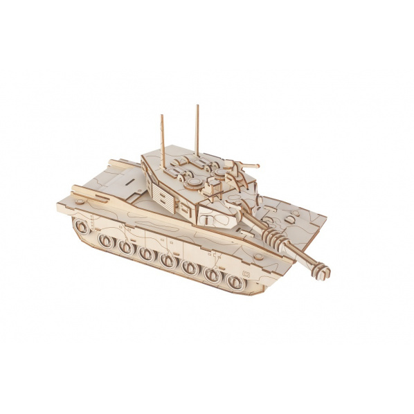 Woodcraft Dřevěné 3D puzzle Tank M1 Abrams