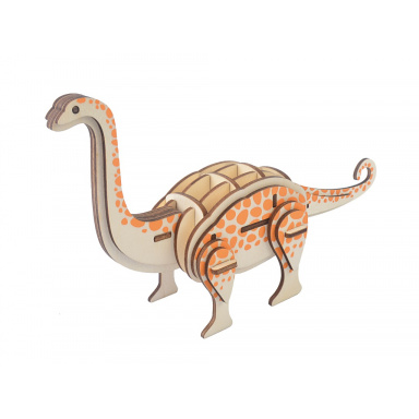 Woodcraft Dřevěné 3D puzzle Brontosaurus