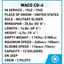 COBI 5755 Americký bezmotorový kluzák WACO CG-4 D-DAY