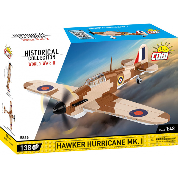 COBI 5866 Britský stíhací letoun Hawker Hurricane Mk.I