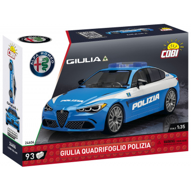 COBI 24606 Alfa Romeo Giulia Quadrifoglio Polizia