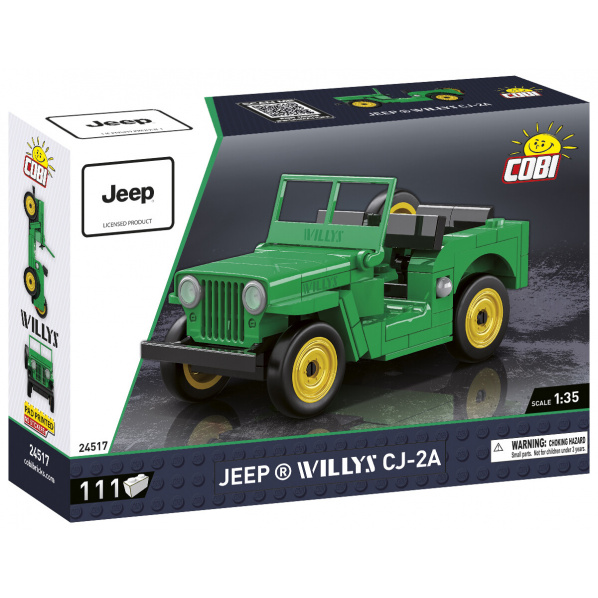 COBI 24517 Americký terénní automobil Jeep Willys CJ-2A