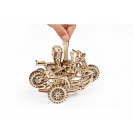 Ugears 3D dřevěné mechanické puzzle UGR-10 Motorka (scrambler) s vozíkem