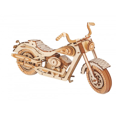 Woodcraft Dřevěné 3D puzzle Motocykl HD 1