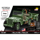 COBI 2804 Americký terénní automobil Jeep Willys s přívěsem EXECUTIVE EDITION