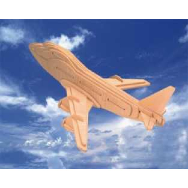 Woodcraft Dřevěné 3D puzzle boeing