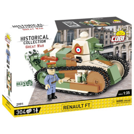 Cobi 2991 Francouzský lehký tank Renault FT, Great War