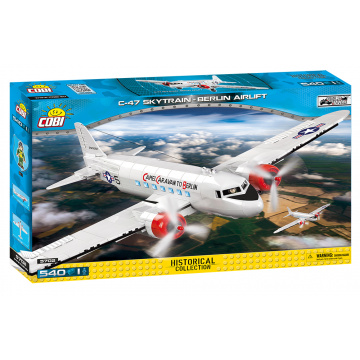 Cobi 5702 Americký dopravní letoun Douglas C-47 Skytrain (Dakota) Berlin Airlift