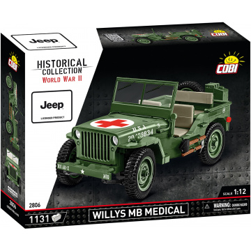 COBI 2806 Americký terénní automobil Jeep Willys MB