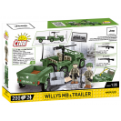 COBI 2297 II WW Willys MB s přívěsem D-DAY