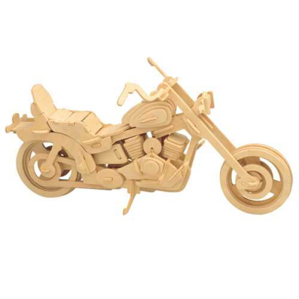 Woodcraft Dřevěné 3D puzzle motorka Harley Davidson I