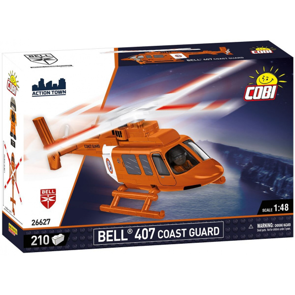 COBI 26627 Helikoptéra Bell 407 Pobřežní stráže